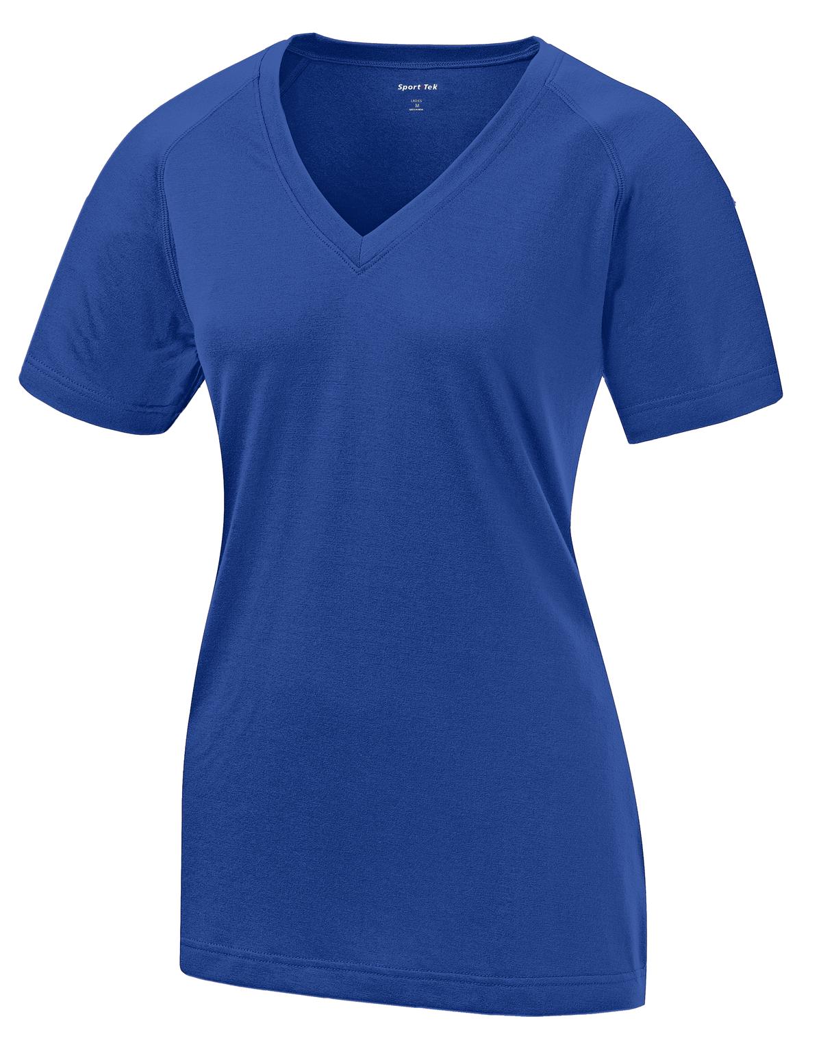Sport-Tek Women's Ultimate Performance V-Neck LST700 - True Royal - Front (flat)