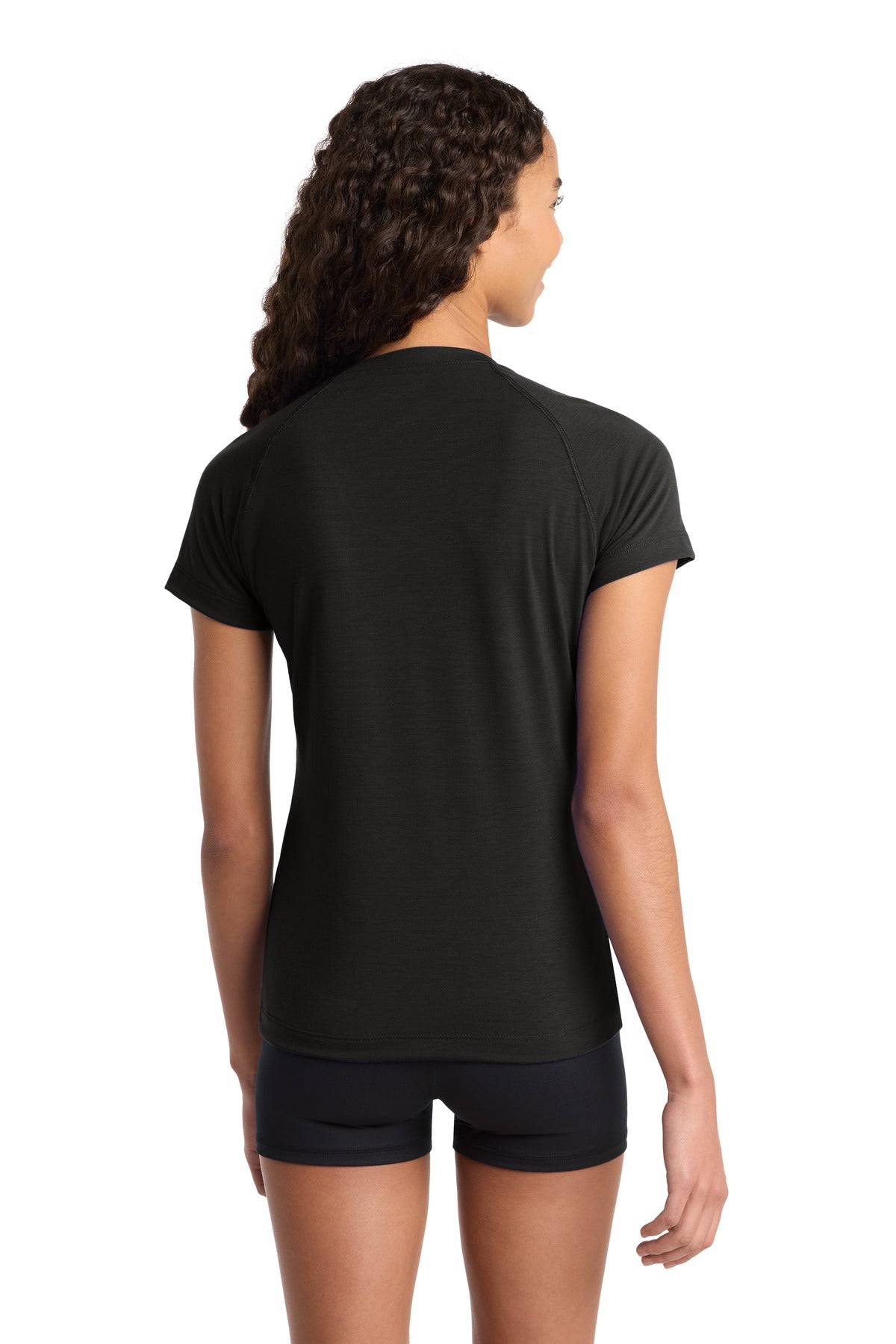 Sport-Tek Women's Ultimate Performance V-Neck LST700 - Black - Back