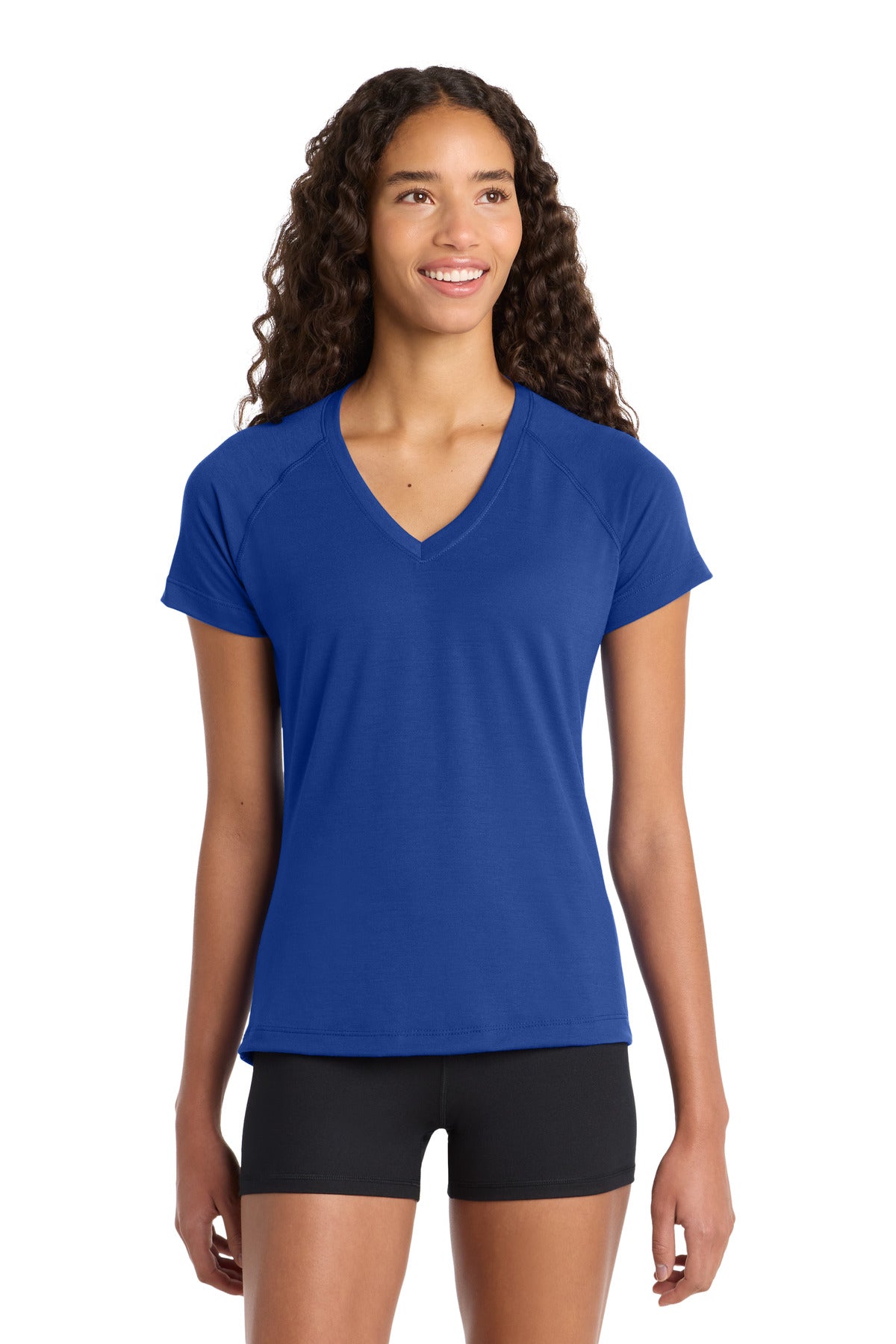 Sport-Tek Women's Ultimate Performance V-Neck LST700 - True Royal - Front