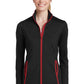 Sport-Tek ®  Women's Sport-Wick ®  Stretch Contrast Full-Zip Jacket.  LST853