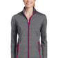 Sport-Tek ®  Women's Sport-Wick ®  Stretch Contrast Full-Zip Jacket.  LST853