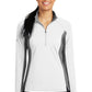 Sport-Tek ®  Women's Sport-Wick ®  Stretch Contrast 1/4-Zip Pullover. LST854