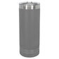22 oz Skinny Stainless Steel Insulated SureGrip Tumblers, Blank, Polar Camel Lid