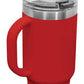 Laser Engravable Red 40oz Polar Camel Vacuum Insulated Travel Mug with Straw