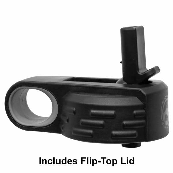 Water bottle flip-top lid