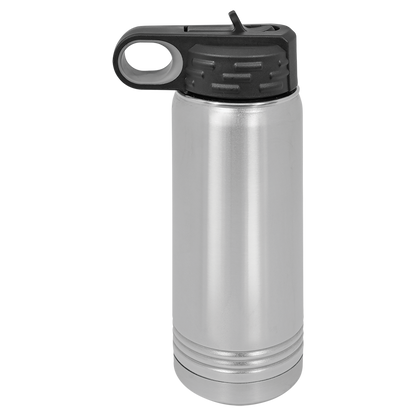 Polar Camel 12 oz Water Bottle - Silver