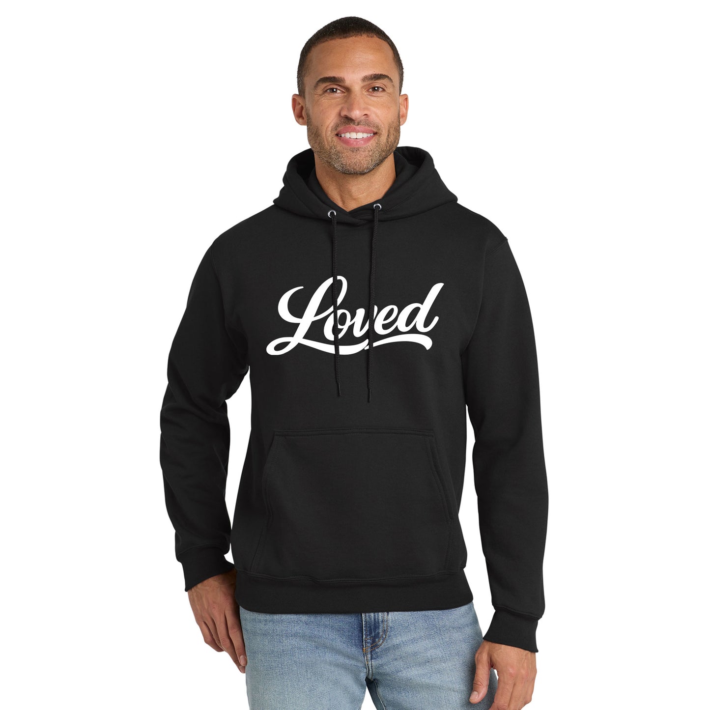 Loved Port & Co Essential Fleece Pullover Hooded Sweatshirt