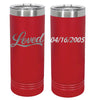 Loved Red 22oz Polar Camel ION-Plated Skinny Vacuum Insulated Tumbler