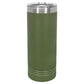 22 oz Skinny Stainless Steel Insulated SureGrip Tumblers, Blank, Polar Camel Lid