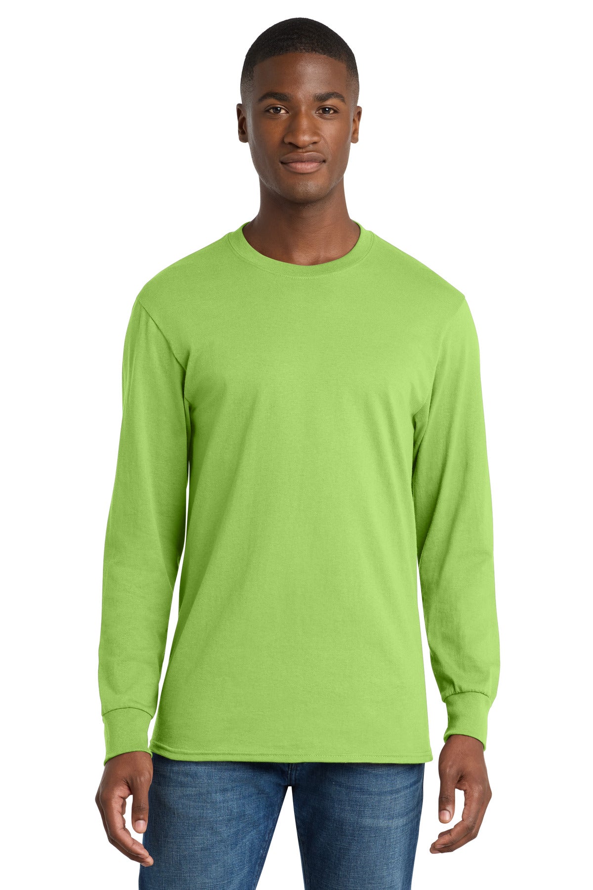 Port & Co ™  Long Sleeve Core Cotton Tee. PC54LS