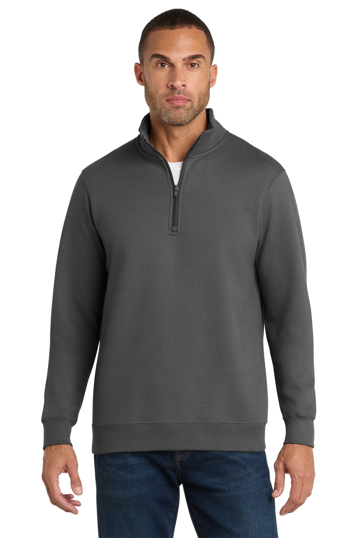 Port & Co ™  Fan Favorite Fleece 1/4-Zip Pullover Sweatshirt. PC850Q