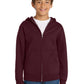 Port & Co ™  Youth Core Fleece Full-Zip Hooded Sweatshirt.  PC90YZH