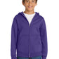 Port & Co ™  Youth Core Fleece Full-Zip Hooded Sweatshirt.  PC90YZH