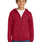 Port & Co ™  Youth Core Fleece Full-Zip Hooded Sweatshirt.  PC90YZH
