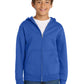 Port & Co ™  Youth Core Fleece Full-Zip Hooded Sweatshirt.  PC90YZH