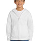 Port & Co ™  Youth Core Fleece Full-Zip Hooded Sweatshirt.  PC90YZH
