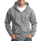 Port & Co ™  Tall Essential Fleece Full-Zip Hooded Sweatshirt. PC90ZHT