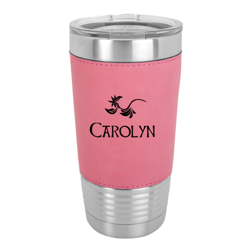 20 oz Leatherette Polar Camel Tumbler - Pink
