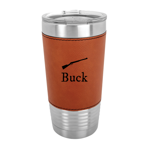 20 oz Leatherette Polar Camel Tumbler - Rawhide