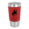 20 oz Leatherette Polar Camel Tumbler - Red