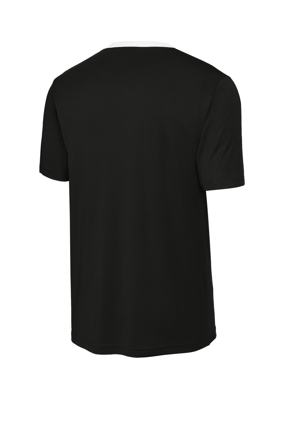 Sport-Tek Competitor United Crew ST100 - Black/ White - Back (flat)