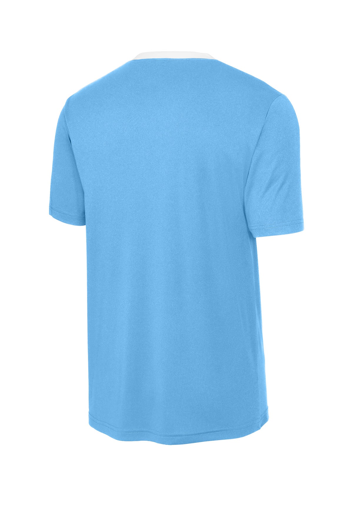 Sport-Tek Competitor United Crew ST100 - Carolina Blue/ White - Back (flat)