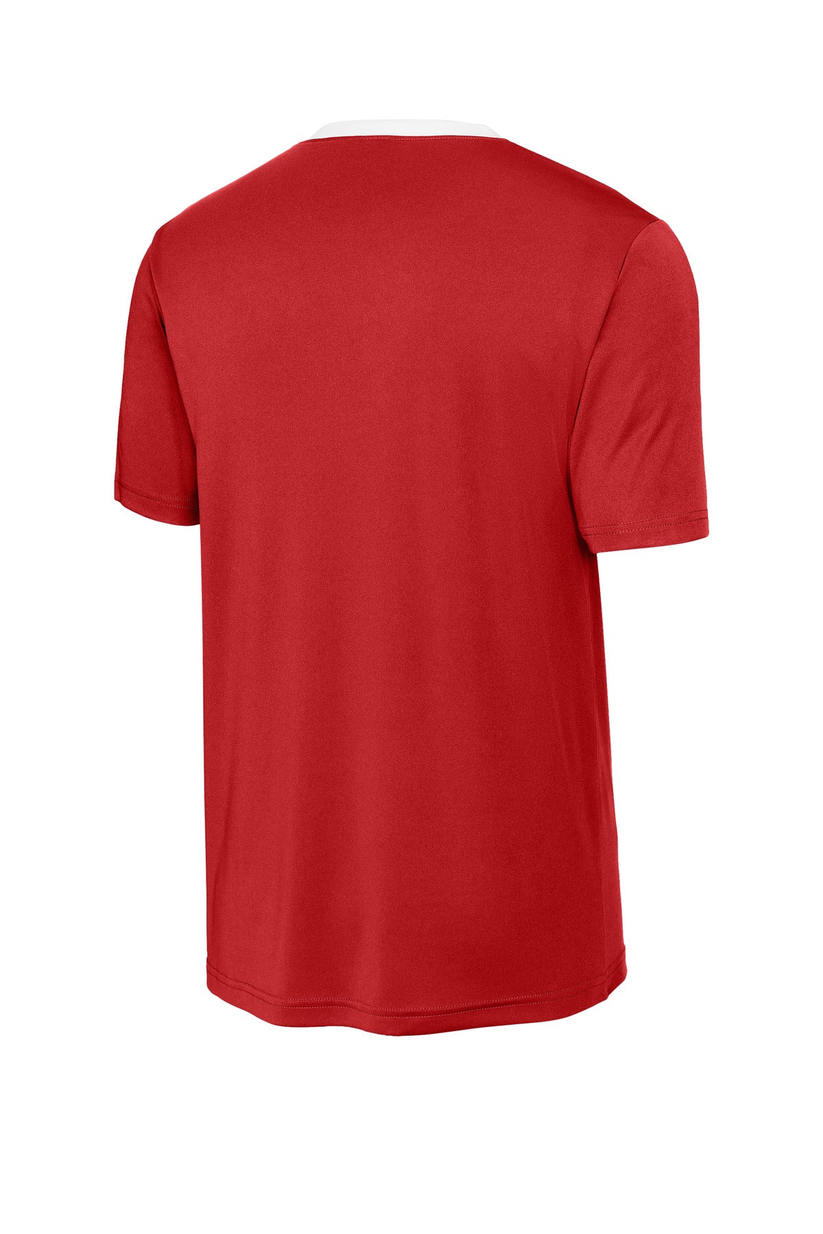 Sport-Tek Competitor United Crew ST100 - Deep Red/ White - Back (flat)