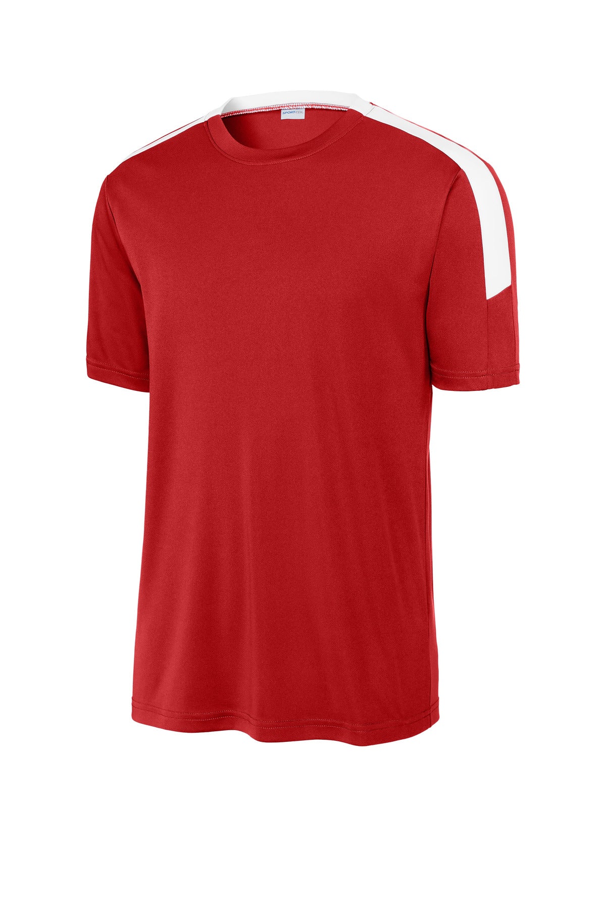 Sport-Tek Competitor United Crew ST100 - Deep Red/ White - Front (flat)