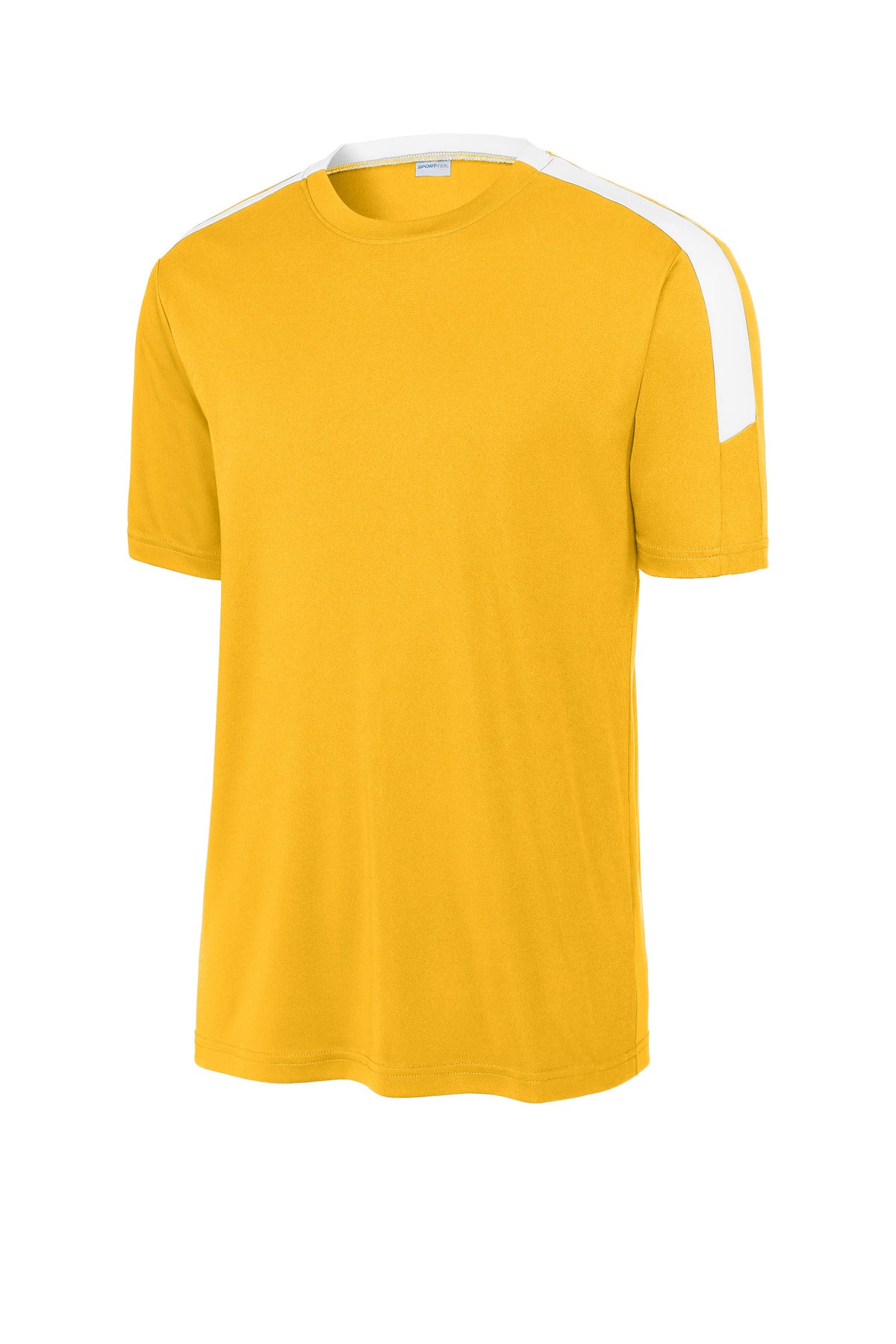 Sport-Tek Competitor United Crew ST100 - Gold/ White - Front (flat)
