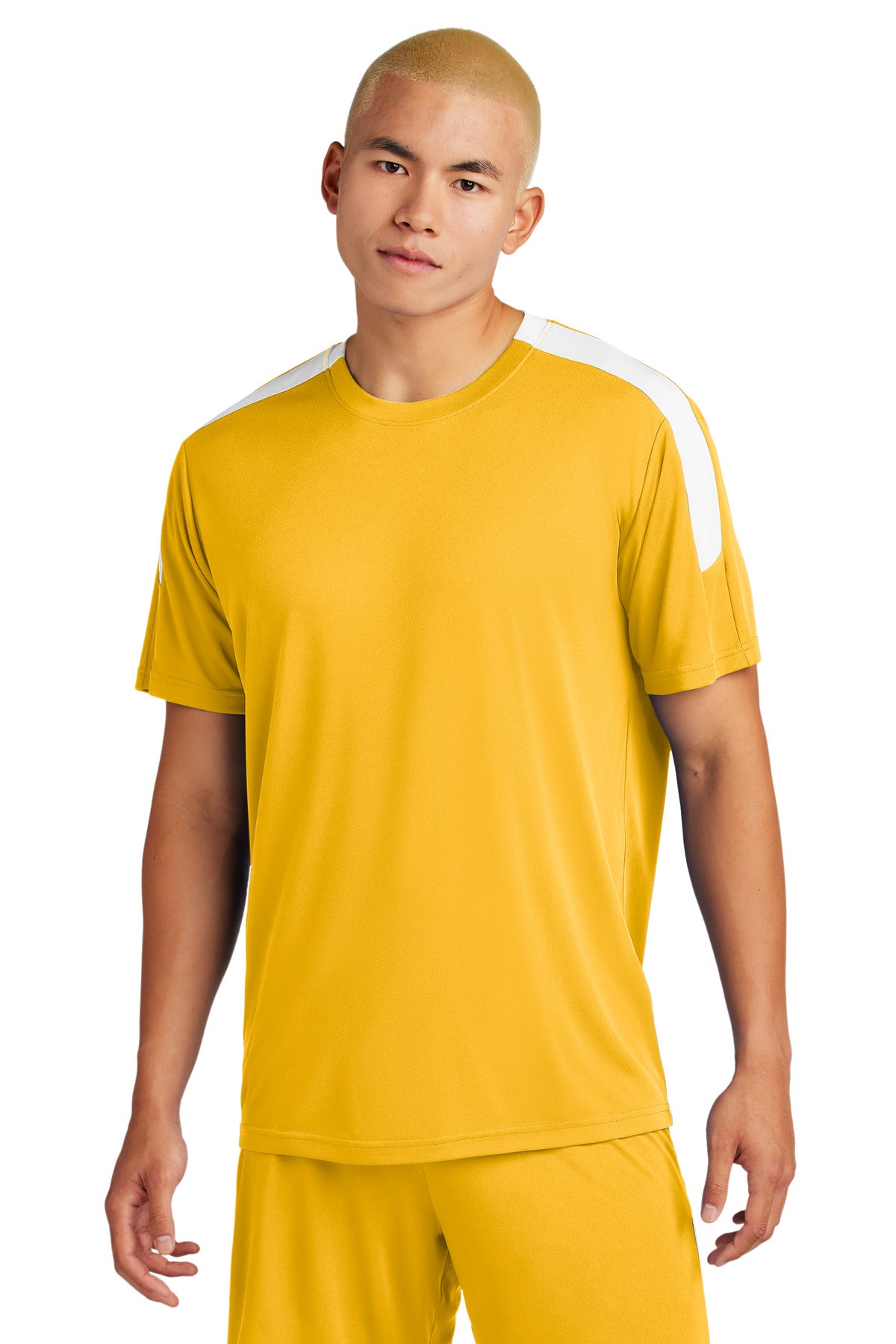 Sport-Tek Competitor United Crew ST100 - Gold/ White - Front