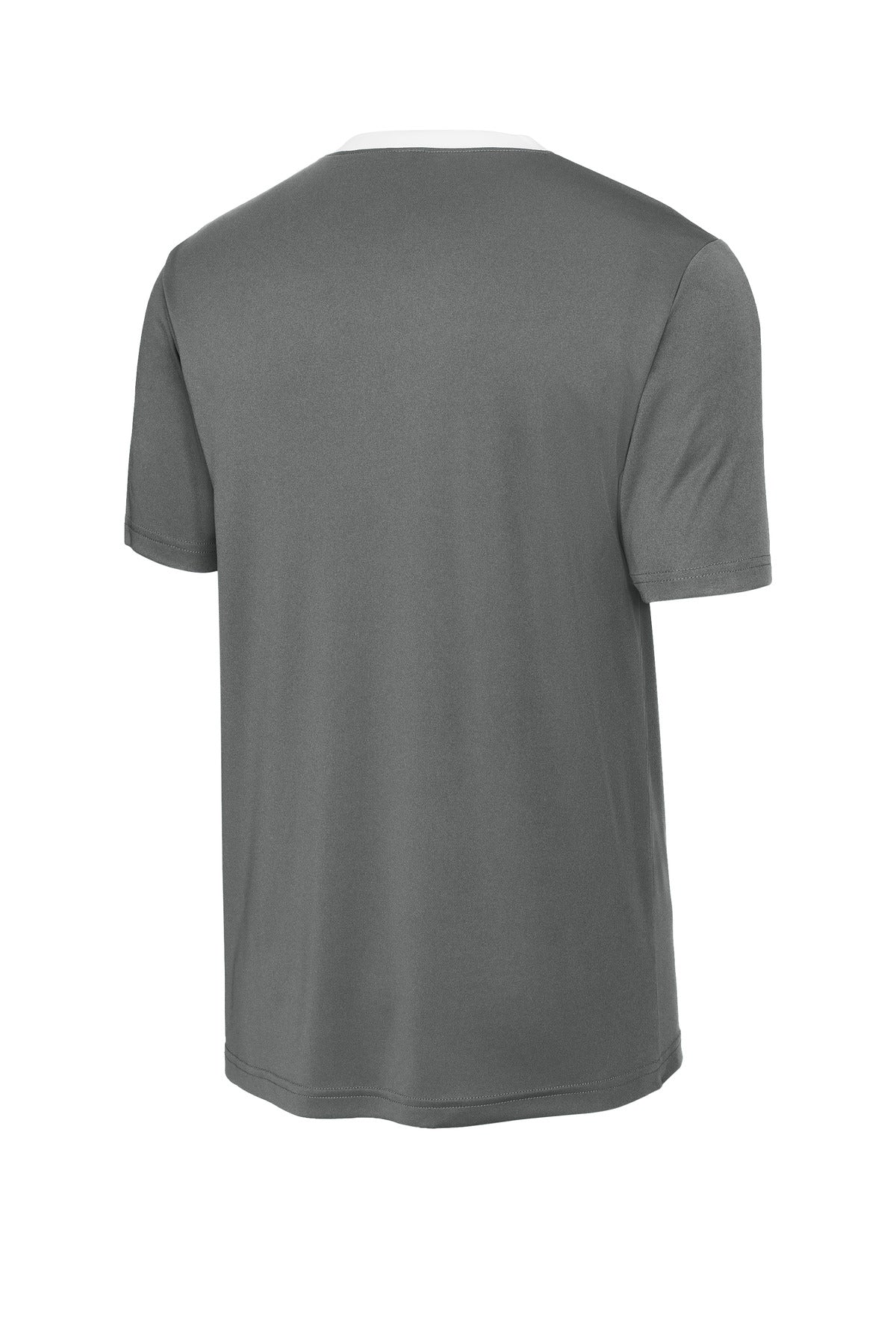 Sport-Tek Competitor United Crew ST100 - Iron Grey/ White - Back (flat)
