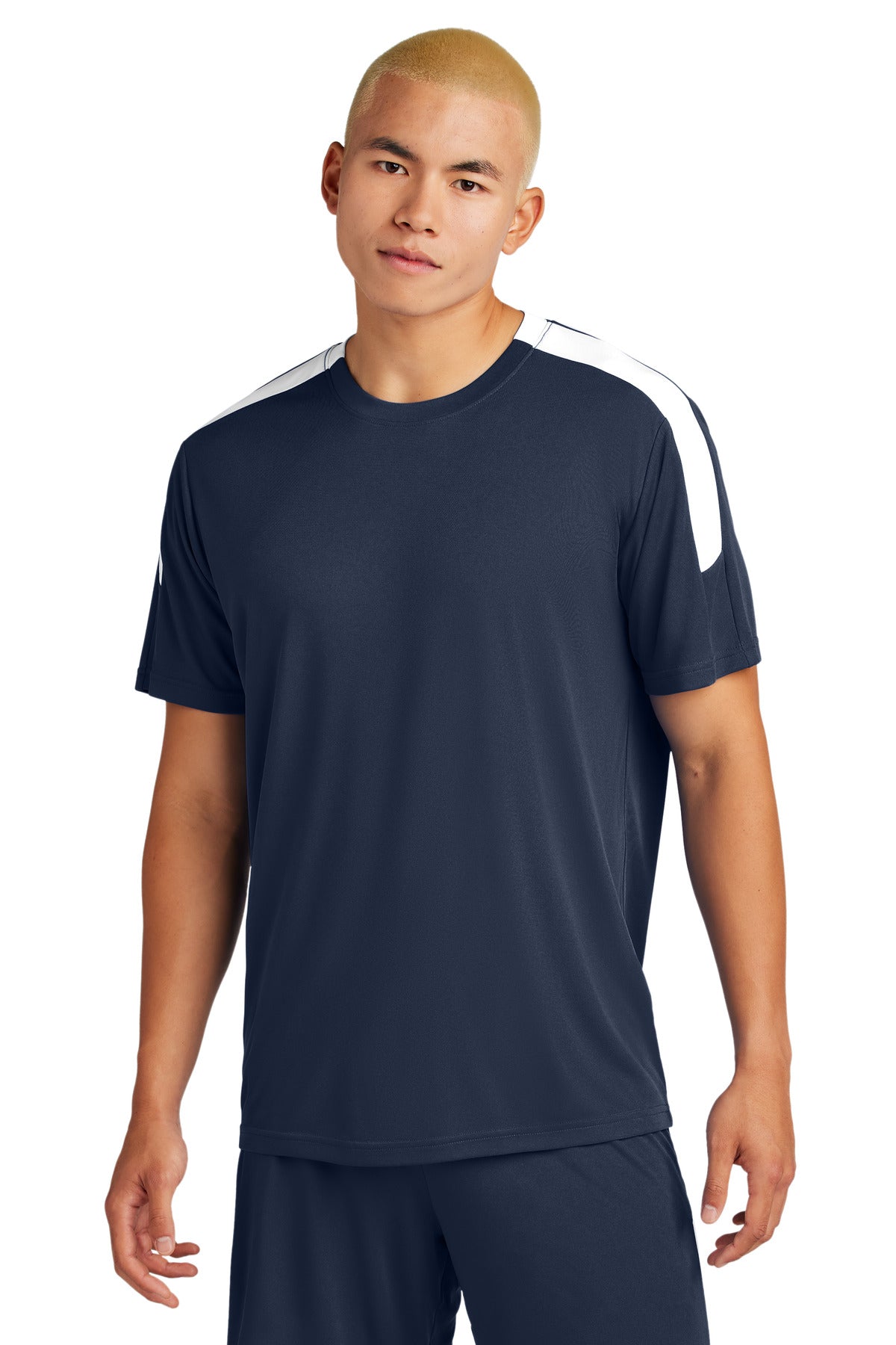 Sport-Tek Competitor United Crew ST100 - True Navy/ White - Front