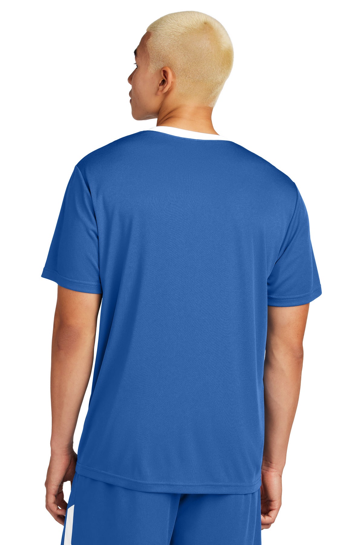 Sport-Tek Competitor United Crew ST100 - True Royal/ White - Back