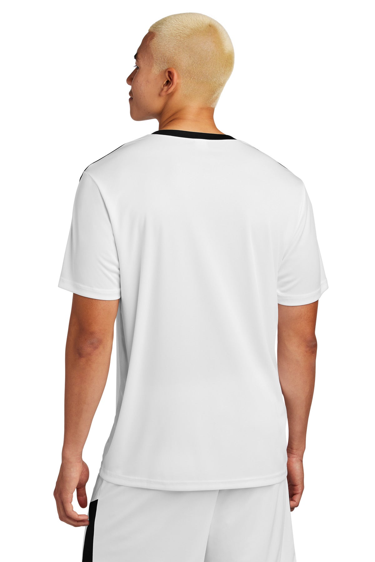 Sport-Tek Competitor United Crew ST100 - White/ Black - Back