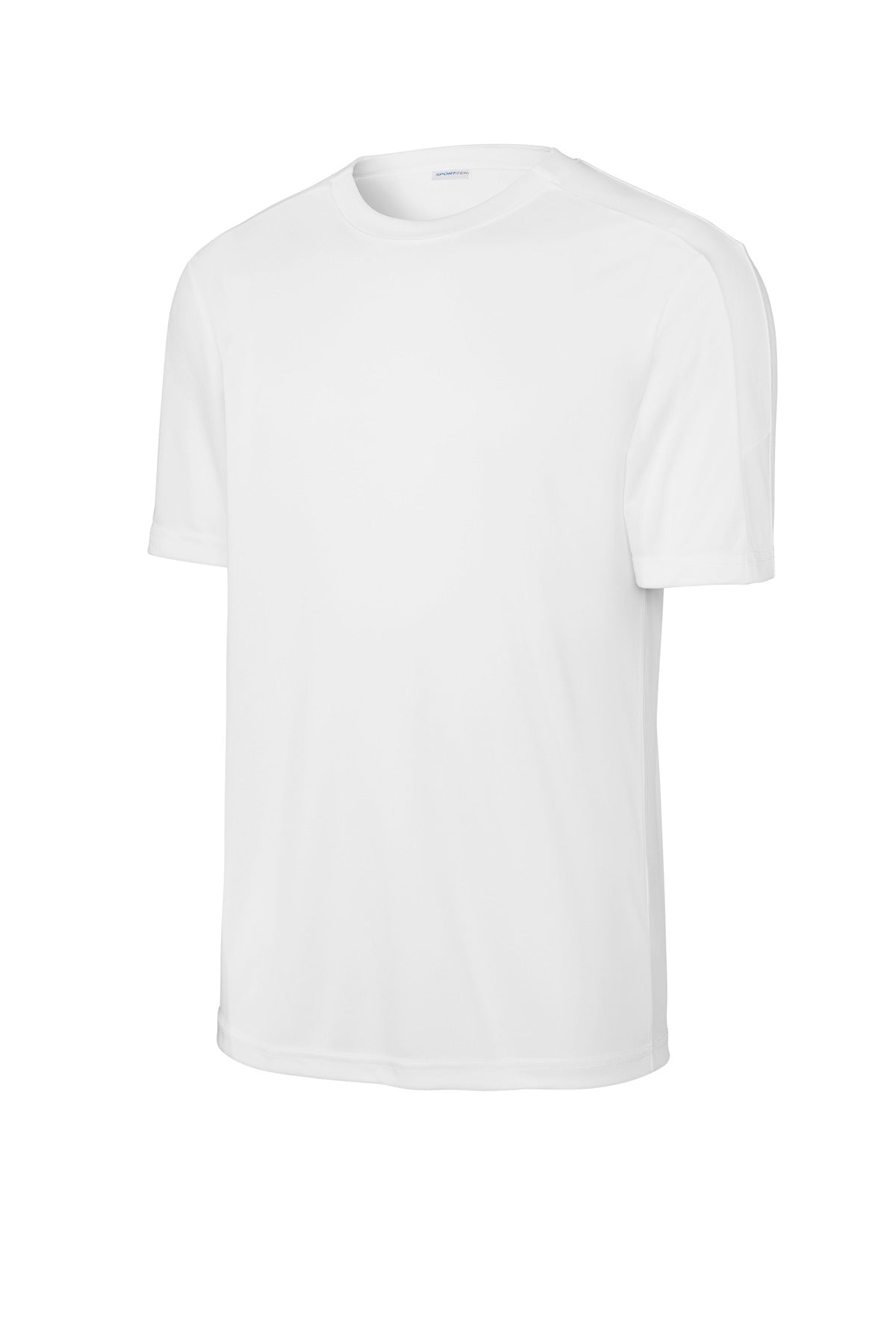 Sport-Tek Competitor United Crew ST100 - White/ White - Front (flat)