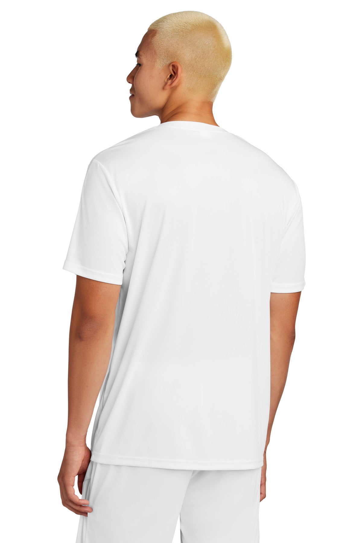 Sport-Tek Competitor United Crew ST100 - White/ White - Back