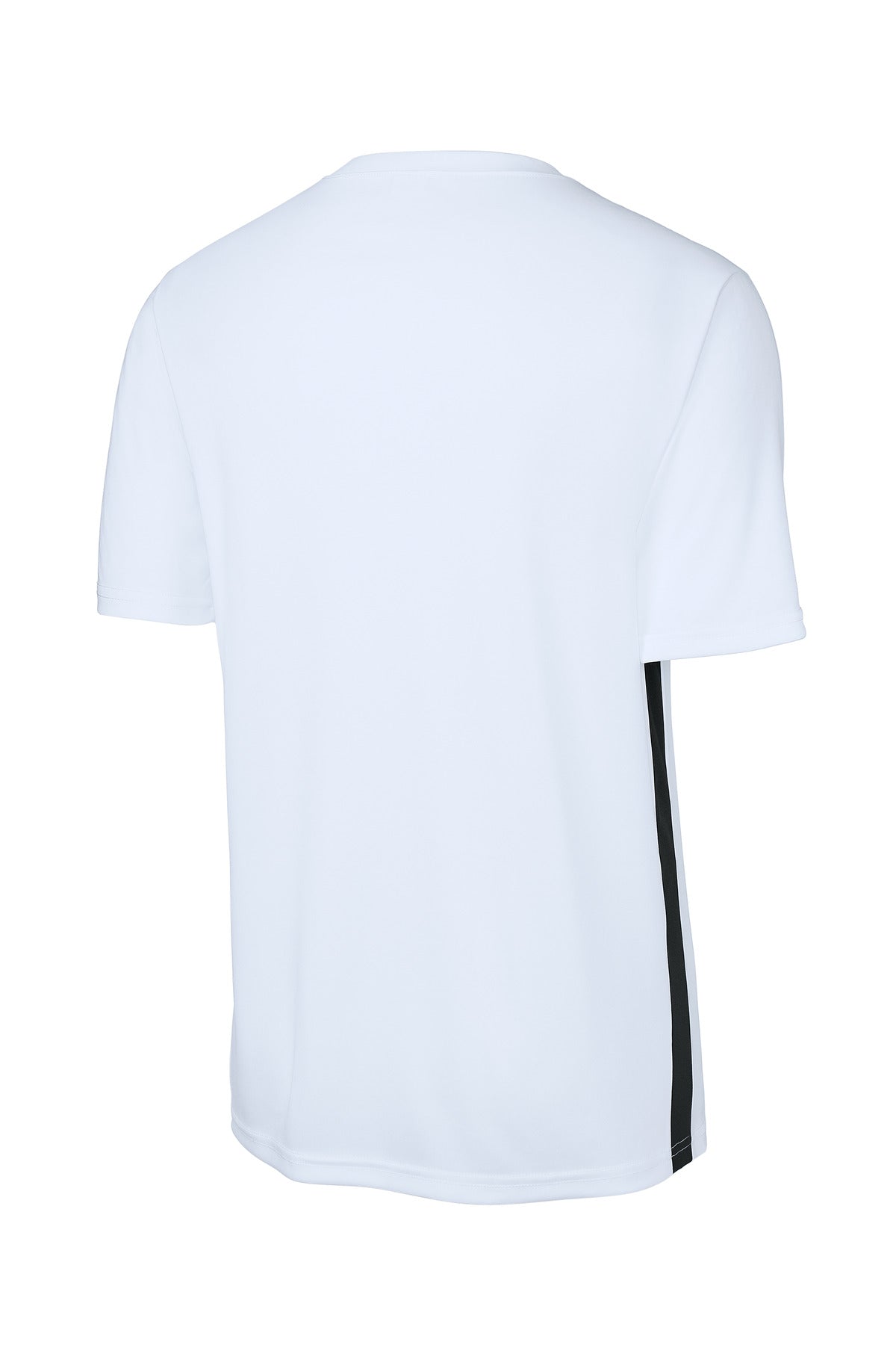 Sport-Tek Competitor United V-Neck ST101 - White/ Black - Back (flat)
