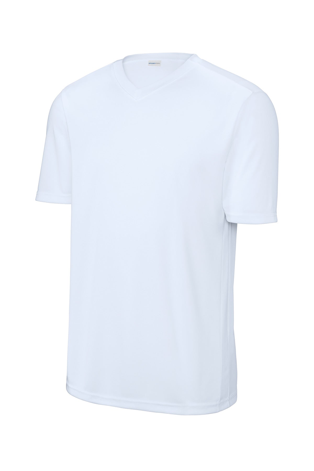 Sport-Tek Competitor United V-Neck ST101 - White/ White - Front (flat)