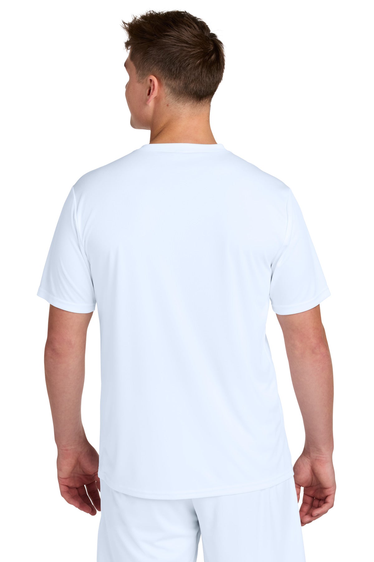 Sport-Tek Competitor United V-Neck ST101 - White/ White - Back