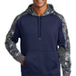 Sport-Tek ®  Sport-Wick ®  Mineral Freeze Fleece Colorblock Hooded Pullover. ST231