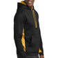 Sport-Tek ®  Sport-Wick ®  Fleece Colorblock Hooded Pullover. ST235