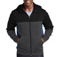 Sport-Tek ®  Tech Fleece Colorblock Full-Zip Hooded Jacket. ST245