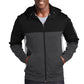 Sport-Tek ®  Tech Fleece Colorblock Full-Zip Hooded Jacket. ST245