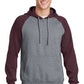 Sport-Tek ®  Raglan Colorblock Pullover Hooded Sweatshirt. ST267