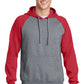 Sport-Tek ®  Raglan Colorblock Pullover Hooded Sweatshirt. ST267