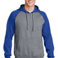 Sport-Tek ®  Raglan Colorblock Pullover Hooded Sweatshirt. ST267
