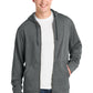 Sport-Tek  ®  PosiCharge  ®  Tri-Blend Wicking Fleece Full-Zip Hooded Jacket ST293