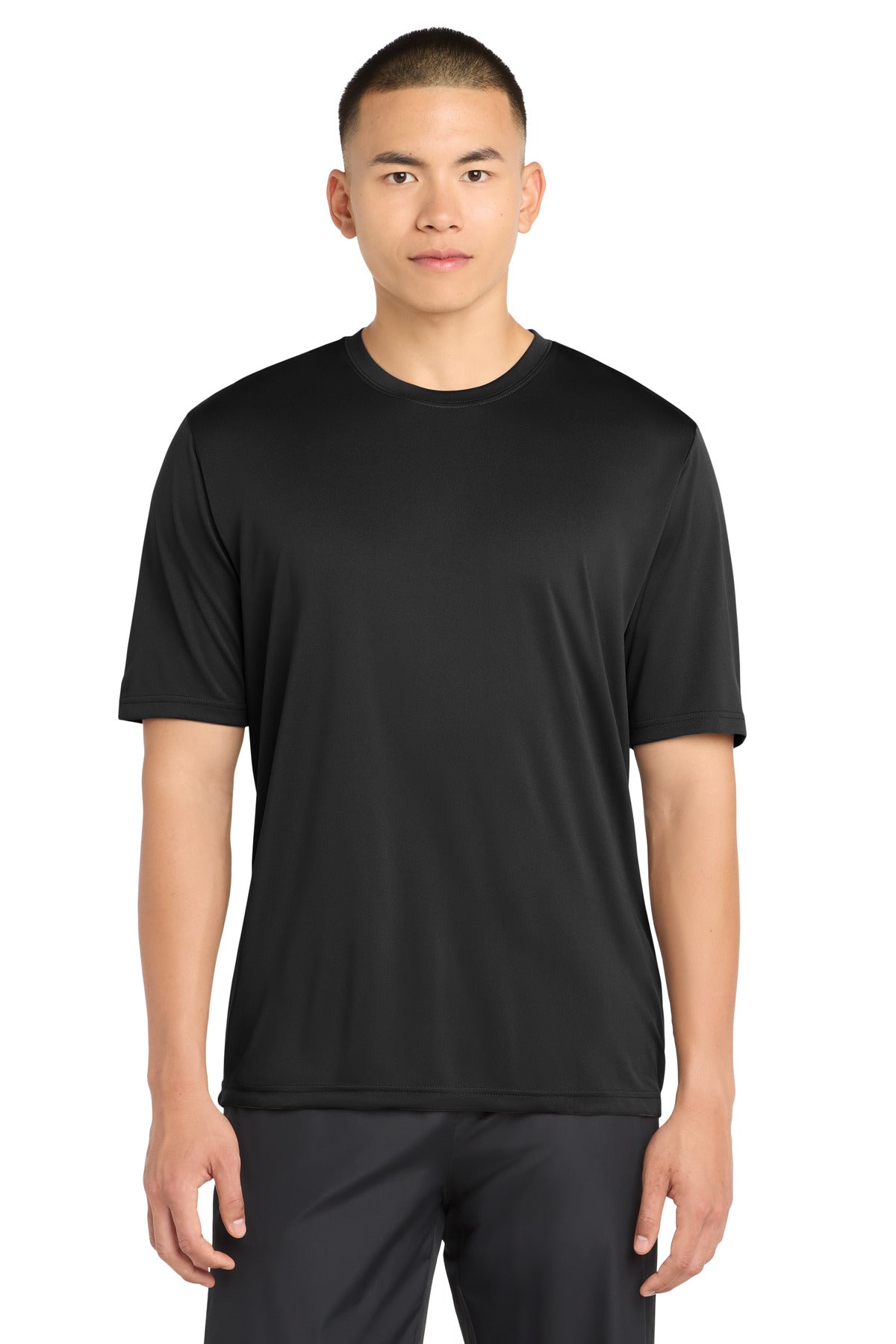 Sport-Tek PosiCharge Tough Tee ST320 - Black - Front
