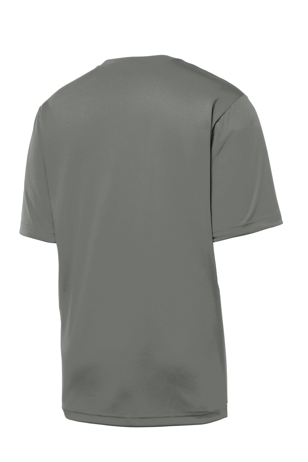 Sport-Tek PosiCharge Tough Tee ST320 - Dark Smoke Grey - Back (flat)
