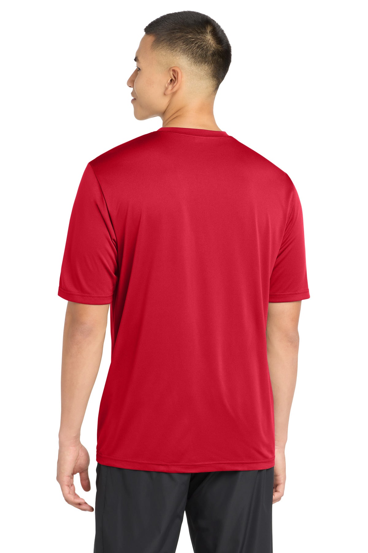 Sport-Tek PosiCharge Tough Tee ST320 - Deep Red - Back